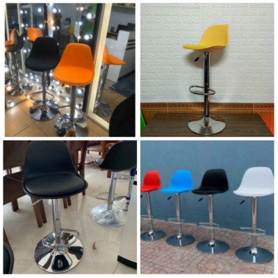 Ghế quầy bar Tundo kèm đệm da cao cấp sang trọng
