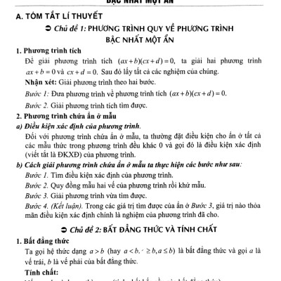 Hướng Dẫn Ôn Thi Vào Lớp 10 Môn Toán (Dùng Chung Cho Các Bộ SGK Hiện Hành) - HA