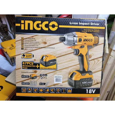MÁY SIẾT VÍT DÙNG PIN 18V (120NM) INGCO CIDLI228181 - HÀNG CHÍNH HÃNG