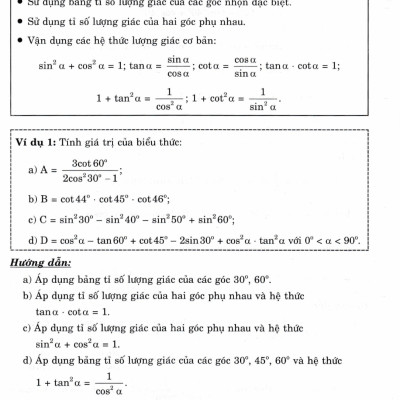 Toán Nâng Cao Hình Học 9 (Dùng Chung Cho Các Bộ SGK Hiện Hành) - HA