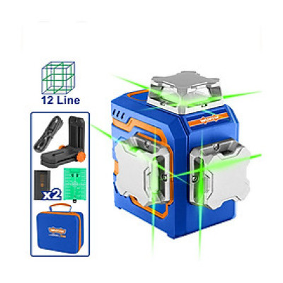 [CHÍNH HÃNG] Máy đo mức cân bằng tia lade (3D 12 tia xanh) WLE2M12 WADFOW 
