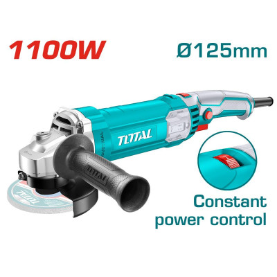 MÁY MÀI GÓC ĐIỀU TỐC CÔNG TẮC BÓP 1100W TOTAL TG110125565 - HÀNG CHÍNH HÃNG