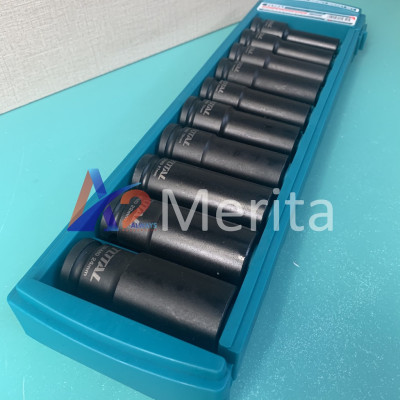 Bộ đầu tuýp 1/2" 10 chi tiết dài 78mm Total THKISD12102L