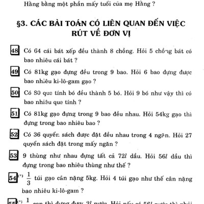 Các Bài Toán Đố Lớp 4