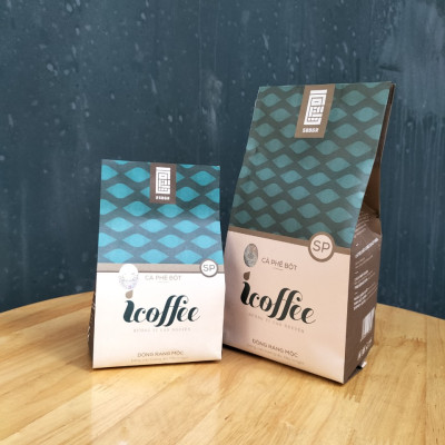 Cà Phê icoffee Dòng Rang Mộc 500g