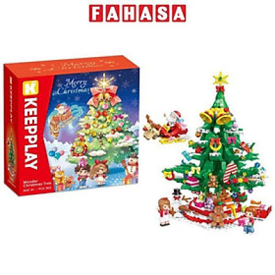 Đồ Chơi Lắp Ráp Chủ Đề Giáng Sinh - Wonder Christmas Tree - Keepplay K29801 (902 Mảnh Ghép)