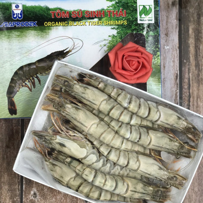 Tôm sú nguyên con sinh thái Seaprodex kích cỡ 8 con/hộp, 500gr