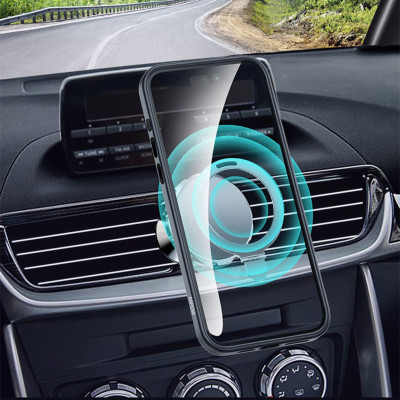 Ốp Lưng Case Trong Suốt Từ Tính Kiếm Đế Dựng MagStand Dành Cho iPhone 15 Pro Max / 15 Pro, Mipw MagStand TRANSPARENT - HÀNG CHÍNH HÃNG