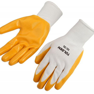 BỘ 12 BAO TAY VẢI CAO SU MỘT MẶT TOLSEN 45010 - HÀNG CHÍNH HÃNG