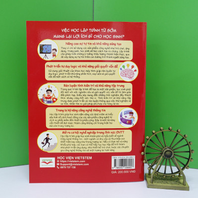 Combo 4 sách hướng dẫn học lập trình Scratch cho học sinh lớp 4