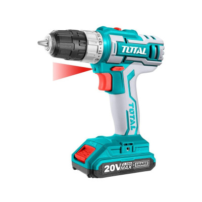 MÁY KHOAN DÙNG PIN 20V (2 PIN 2.0AH VÀ 1 SẠC) TOTAL TDLI200215 - HÀNG CHÍNH HÃNG