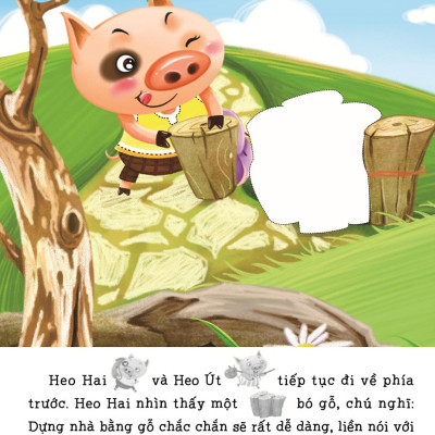 Truyện Cổ Tích Kinh Điển - Ba Chú Heo Con (Stickers)