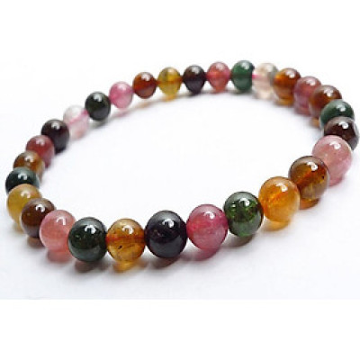 Vòng Đá Tourmaline Đa Sắc