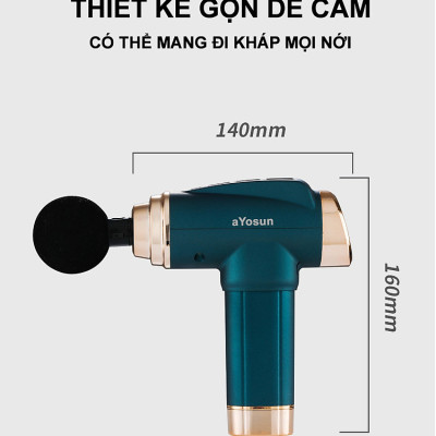 Máy Massage cầm tay 30 cấp độ cao cấp aYosun JENU – T9 ( Hàng Chính Hãng )