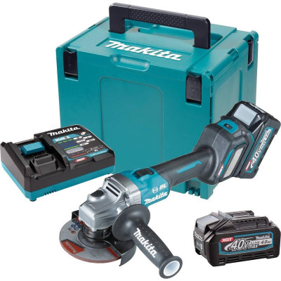 MÁY MÀI GÓC DÙNG PIN 40V 125MM (5") (2 PIN 40V MAX 4AH VÀ 1 SẠC NHANH.) MAKITA GA023GM201 - HÀNG CHÍNH HÃNG
