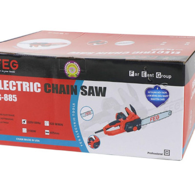 MÁY CƯA XÍCH CHẠY ĐIỆN 40,5CM 2100W FEG EG-885 - HÀNG CHÍNH HÃNG