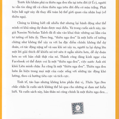 Thiên Nga Đen - The Black Swan (Tặng Notebook tự thiết kế)