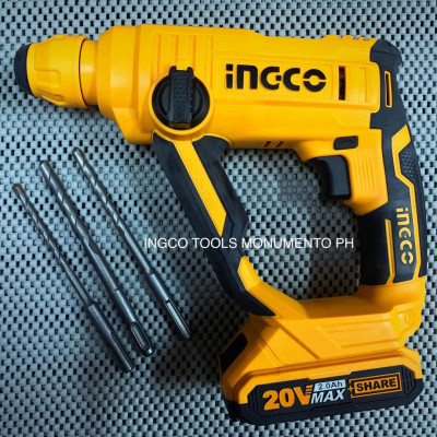 MÁY KHOAN BÊ TÔNG DÙNG PIN 20V (16MM) INGCO CRHLI1601 - HÀNG CHÍNH HÃNG