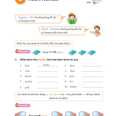 Bài Tập Bổ Trợ Ngữ Pháp Tiếng Anh - Lớp 2