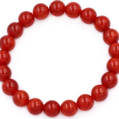 Chuỗi đeo tay Đá Vân Rồng Đỏ size 8 ly 21 hạt - hợp mệnh Hỏa, mệnh Thổ