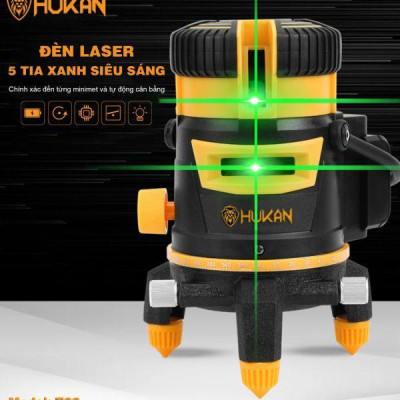 MÁY CÂN BẰNG LASER 5 LINE  T22 HUKAN (1 PIN + 1 SẠC ) - HÀNG CHÍNH HÃNG