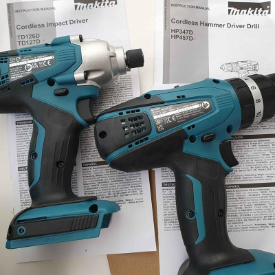 MÁY KHOAN BÚA VÀ VẶN VÍT DÙNG PIN 18V MAKITA HP457DZ (KHÔNG KÈM PIN VÀ SẠC) - HÀNG CHÍNH HÃNG