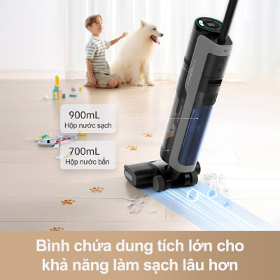Máy Hút Bụi Lau Nhà Khô & Ướt Dreame H12 Dual - Hàng Chính Hãng