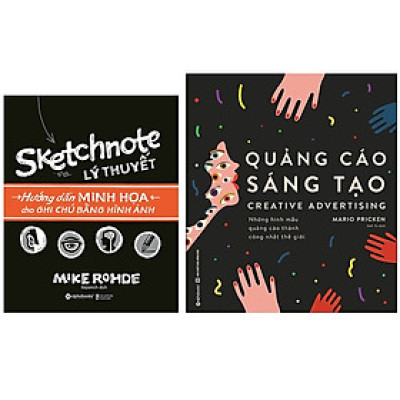 Combo Sách :  Sketchnote Lý Thuyết + Quảng Cáo Sáng Tạo