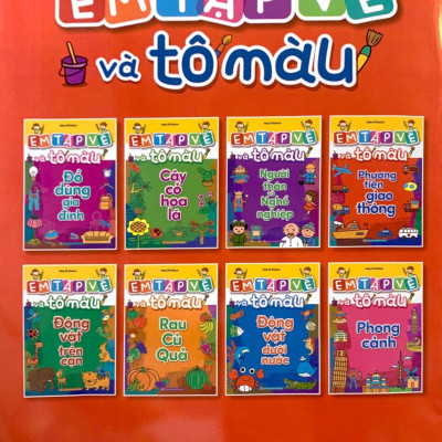 Em Tập Vẽ Và Tô Màu - Phương Tiện Giao Thông