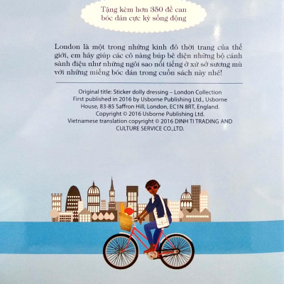 Dán Hình Sáng Tạo Trang Phục Búp Bê 69N - Bộ Sưu Tập Thời Trang London (Tái Bản)