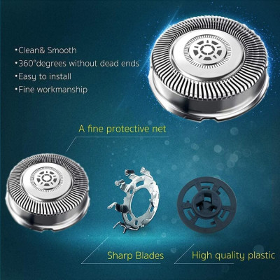 Bộ 3 lưỡi dao cạo râu Philips SH71 dungf cho Serial 5000 và 7000 mặt vuông 