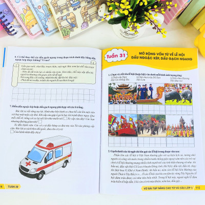 Sách - Vở Bài Tập Nâng Cao Từ Và Câu Lớp 3 ( Theo Chương Trình GDPT mới ) - Kết Nối - Ndbooks