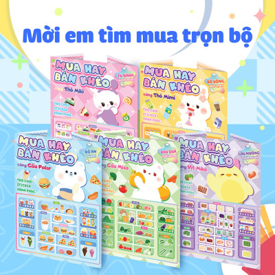 Mua hay bán khéo cùng gấu Polar đồ ăn nhanh (Hơn 60 stickers)