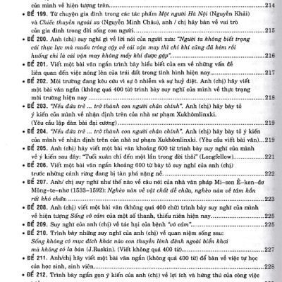 270 Đề và Bài văn hay 12 (Dùng chung cho các bộ SGK)