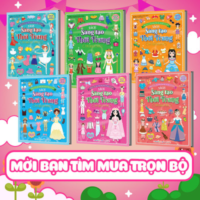 Sách Sáng tạo thời trang: Thời trang đám cưới (Hơn 100 stickers)