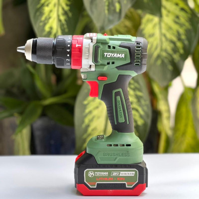 MÁY KHOAN ĐỘNG LỰC DÙNG PIN 21V 13mm TOYAMA Z-8 - HÀNG CHÍNH HÃNG