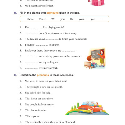 Bài Tập Bổ Trợ Ngữ Pháp Tiếng Anh - Lớp 2