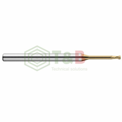 Dao Phay Bo Góc R 2 Me Cổ Dài D4 x R0.5x20x65L Union Tools Model HLRS2040-05-200,Dao phay ngón gia công sau nhiệt