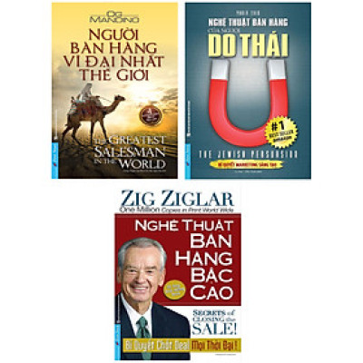 Combo Nghệ Thuật Bán Hàng Bậc Cao + Nghệ Thuật Bán Hàng Của Người Do Thái + Người Bán Hàng Vĩ Đại Nhất Thế Giới (Bộ 3 Cuốn)