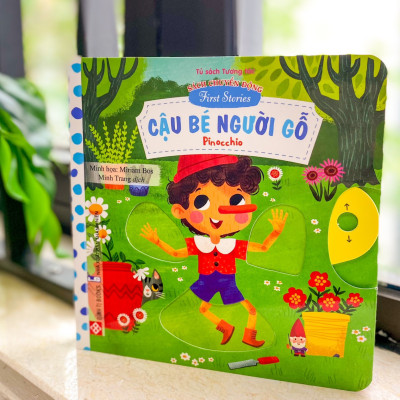 Sách Chuyển Động - First Stories - Cậu Bé Người Gỗ - Pinocchio - Bìa Cứng