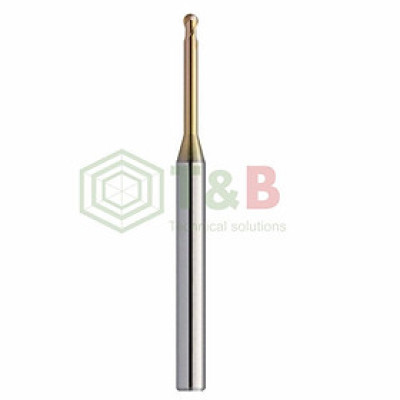 Dao Cầu Cổ Dài R0.6 x 4 x 45L Union Tool Model HSLB2012-040,Dao phay ngón gia công sau nhiệt