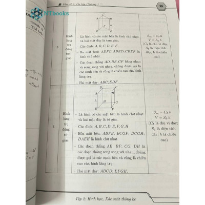 Sách Nắm chắc kiến thức và kĩ năng toán 7 Tập 2 - Hình học - Xác suất thống kê