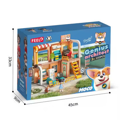 FEELO - 1806 - Lắp Ráp Biệt Thự (152 Chi Tiết)