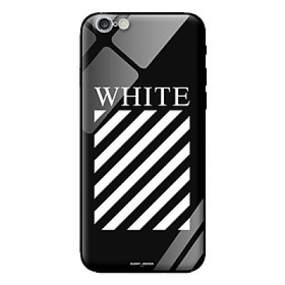 Ốp kính cường lực cho iPhone 6s Trắng - Hàng chính hãng