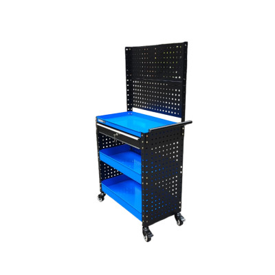 XE ĐẨY DỤNG CỤ 3 NGĂN CÓ NGĂN KÉO TỦ ĐỒ NGHỀ 3 NGĂN CÓ NGĂN KÉO CÓ TẤM TREO XE ĐẨY DỤNG CỤ CHO GAGARE
