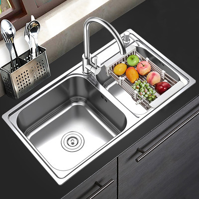 CHẬU RỬA INOX KAFF KF-P7843. Hàng Chính Hãng