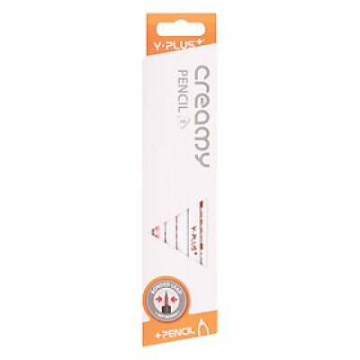 Hộp 12 Bút Chì Gỗ HB Thân Trắng Y-PLUS+ - PX1202_GREAMY