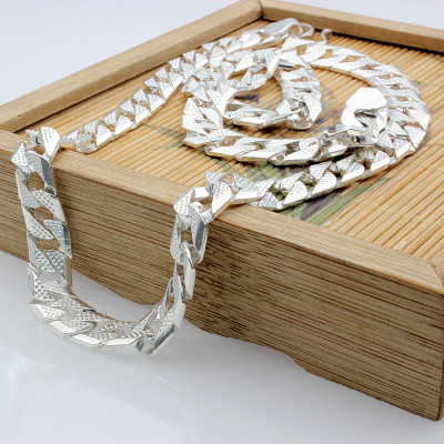 Dây Chuyền Nam Bạc Hiểu Minh DBN060 Bạc Ta 13 chỉ