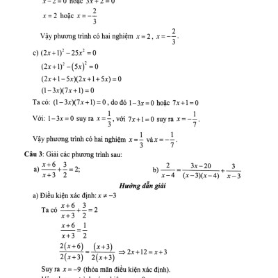 Hướng Dẫn Ôn Thi Vào Lớp 10 Môn Toán (Dùng Chung Cho Các Bộ SGK Hiện Hành) - HA
