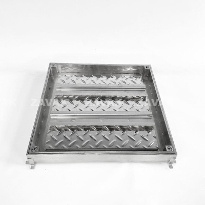 Nắp bể ngầm Zavak Inox 304. MHO 600x600